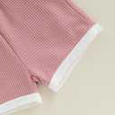 Toddler Baby Girl Clothes Floral Infant Summer Shirt Shorts Set Cute Big Sister Little Sister Matching Outfits (2-3T)