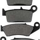 LOCOPOW Brake Pads for Kawasaki kx250F kx450F klx450r 2004-2022 Yamaha yz125 yz250 yz250f yz450f 2003-2007 wr250f wr450f wr250r 2003-2020 Suzuki rmz250 rmz450 GasGas EC 125 200 250 300 450