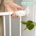 Ingenuity The Stairway 42W Series Safety Pet and Baby Gate, 28"-42" Wide, 28" Tall, for Stairway or Hallways - White, 28"- 42" Wide