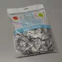 Silver Balloons 100 Pack, 12 Inch Metallic Silver Balloons For Birthdays, Weddings, Baby Showers, Holidays