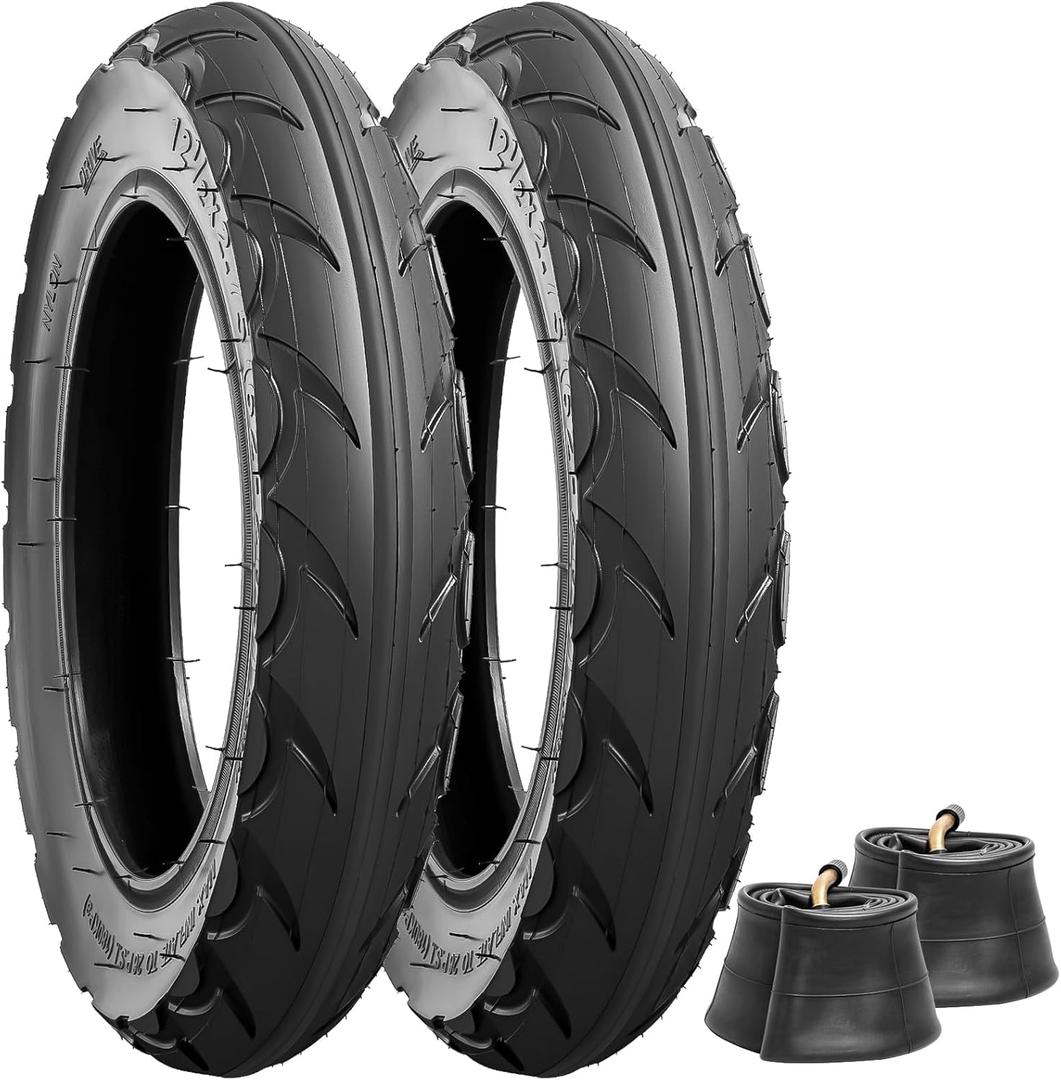 12.5x2.75 Replacement Tire and Inner Tube, 12 1/2 x 2.75 Dirt Bike Tire Tube for Razor MX350 MX400 Dirt Rocket, XTreme X560, Compatible with 12 1/2x2 3/4 Electric Scooters Tire Tube(2Sets)