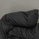 Gooeb Flat Ultra Thin Bed Pillows Standard Size Pillow Set of 2 Extra Soft Down Alternative for Stomach Back Sleeper Black 20x26inches