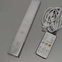 EZVALO 6-Pack Under Cabinet Lighting, 2000mAh Rechargeable Wireless Motion Sensor Lights, 62LEDs, 3 Color Temps, Dimmable, Timer, Magnetic, with Remote Control for Kitchen, Closet, Stair