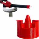 Leaf Blower High-Velocity Nozzle Compatible with Milwaukee M18, Air Amplifier Attachment for 2724-20/2724-21, Boosts Airflow for Heavy Wet Debris