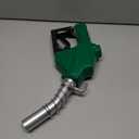 Automatic Fuel Nozzle, Auto Shut-Off Fuel Nozzle, High Spout Car Fuel Filling Nozzle Used for Diesel Petrol Gasoline Kerosene (1pack Green, 1'' NPT with Swivel)