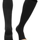 TCK Prosport Performance Tube Socks (Black, Medium)