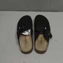 Suede Clogs Potato Shoes Cork Footbed Sandals Comfort Mules with Arch Support Slip On Slippers