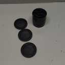 Furniture Risers Bed Risers Heavy Duty 1 inch, 2 inch, 3 inch, 4 inch Round Adjustable Bed Lifts Riser for Desk Legs Table Couch Sofa Chair Refrigerator Washing Machine (1+1+1 Inch, Black, 4 Pack )