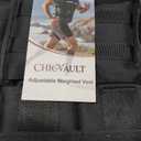 Adjustable Weighted Vest for Men Women (2-40LB), Soft Silicone Counterweight-providing a snug,comfortable fit,Removable & No-Bounce Design, Rucking, Running, Strength Training, Gym, with Reflective Strip