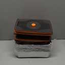 8 Set 60oz Stainless Steel Food Storage Containers Reusable Metal Meat Marinating Container with Lids Fruit Lunch Storage Box for Leftovers,dishwasher and Freezer Safe 1800ml