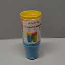 PLASKIDY Kids Cups - Set of 12, 8 oz Plastic Cups Reusable - Dishwasher Safe - BPA-Free for Kids & Toddler