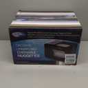 Whynter Nugget Ice Maker, Countertop Portable Ice Maker, IBX-388BG SonicSn, Automatic Self-Cleaning with Removable Ice Drawer Compact Ice Maker, 40 lbs/24H, Black Stainless Steel and Gold