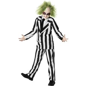 Morph Kids Black And White Striped Suit Costume Halloween Costume For Boys Halloween Costume (Small)