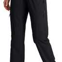 Hugut Women's Hiking Pants Quick Dry Lightweight Cargo Pants UPF 50 Water Resistant Zipper Pockets Golf Travel Work Camping, XXL
