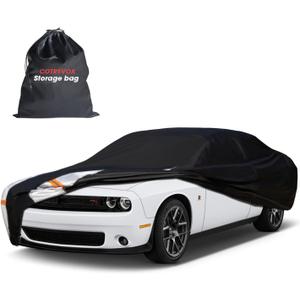 10-Layer Waterproof Sports Car Cover. See Vehicle Chart for Fit. Car Covers for Dodge Challenger, Porsche Taycan, Ford Thunderbird, Lincoln Continental, Firebird, Buick Regal