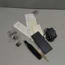 Uolor 108 Pcs Engraving Tool Kit, Multi-Functional Electric Corded Micro Engraver Etching Pen DIY Rotary Tool for Jewelry Glass Wood Metal Plastic with Scriber, 82 Accessories and 24 Stencils - Black