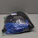 10L0L Golf Cart Seat Covers Kit - Universal Fit for EZGO TXT/RXV Front Seats | Breathable Mesh Fabric | Easy Installation | Black & Blue (No Staples Required)