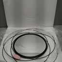 Wall Mirror Mounted Black Small Round Decorative Mirrors, Circle Metal Art Mirror Home for Bathroom Vanity, Living Room or Bedroom 12 x 12