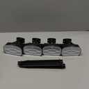 Color Changing Solar Spot Lights Outdoor Waterproof IP65,9 Lighting Modes Multicolor RGB Christmas Spotlight for Porches Yard Gardens Landscape Deconrations - 4 Pack