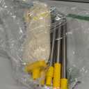 Indoor Mop for Floor Cleaning, Cotton String Wet Mops with Long Handle for Wood Floors Tile Hardwood Floor, Regular Mops for House Kitchen Bathroom Garage Office,Yellow (Large)