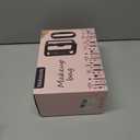 Molutsody Clear Makeup Bag with Makeup Brush Bag, Clear Cosmetic Bags Travel Toiletry Bag, Portable Waterproof Cosmetic Organizer Storage Bag for Women (Black)