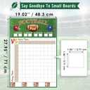 2 x Football Pool Poster, Football Party Decorations, 27.95X19.02 Inch, in Pool Football Poster for Football Games & Tailgate Party| Football Party Supplies for Birthday Decorations