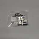 HOMOTEK 2 Pack Drive in Ball Catch with Strike Plate for Closet Doors, Satin Nickel, 13/16" x 1-1/8",Die-cast, Adjustable Tension Ball