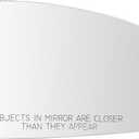 TRQ Right Passenger Side Mirror Glass Heated Blind Spot Convex Compatible with 2018-2022 Hyundai Kona HY1325114