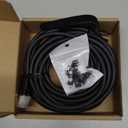 Cat 8 Ethernet Cable, 25ft Heavy Duty High Speed Internet Network Cable, Professional LAN Cable, 26AWG, 2000Mhz 40Gbps with Gold Plated RJ45 Connector, Shielded in Wall, Indoor&Outdoor