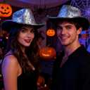 Silver Cowboy Hat Cowgirl Hat Costume Funny Hats Cosplay for Party