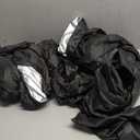 SunPatio Chaise Lounge Covers Outdoor Waterproof, 2 Pack Patio Lounge Chair Covers with Windproof Straps, Outdoor Patio Furniture Protector All Weather Protection, 70" L x 30" W x 26" H, Black