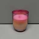 6OZ Iridescent Glass Candle Pink
