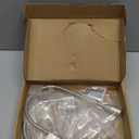 Upgraded Curtain Tiebacks Set of 2 - Wall Mounted Heavy Duty Adjustable Curtain Holdbacks for Heavy CurtainsU-Shaped Curtain Pull Backs with 180Flexible Angle (2, Silver)