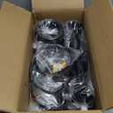 Farmhouse Chandelier 6 Light Black Chandeliers for Dining Room Lighting Fixtures Hanging, Kitchen Island, Rustic Industrial Iron Chandeliers for Foyer, Living Room, Bedroom