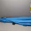 Blissun 9 ft Solar Umbrella, 32 LED Lighted Patio Umbrella, Table Market Umbrella, Outdoor Umbrella for Garden, Deck, Backyard, Pool and Beach (Light Blue)