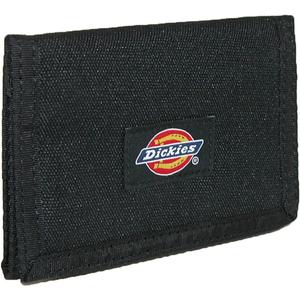 Dickies Men's Nylon Trifold Wallet (Black Fabric)