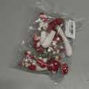 LOGOFUN 33pcs Fake Mushroom Simulation Foam Mushroom Artificial Mushrooms Model Miniature Mushrooms Prop for DIY Crafts - Red White 8.65X2.75X27.51in/7.27X2.16X2.16in/6.29X1.97X1.97in