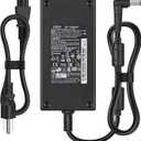 180W Laptop Charger Compatible with MSI GF63 GF65 GS60 GS70 GT60 GT70 GS63 GS63VR GS73VR GE72VR GE62VR19.5V/9.23A MS-16K2 MS-16R5 MS-17F3 Laptop Power Supply Cord