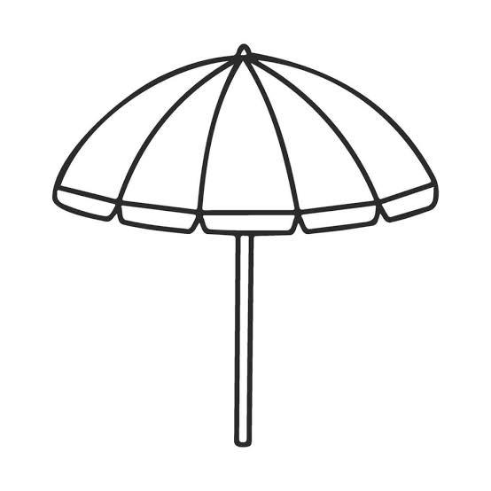 2 PACK Beach Umbrella with Clamp, 360 ° Adjustable Umbrellas for Chair, UPF50+ Umbrella for Beach Chair, Patio Chair, Wheelchair, Camping Chair, Golf Carts (Chair Not Included)