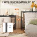 SEFILENCE 78.7’ Narrow Console Table with 26"–34" Height Adjustable