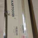 Battery Operated Wall Sconces with Remote Control, Dimmable Wall Sconces Set of Two, 350Rotate, 3000K LED Gold Wireless Wall Light for Living Room, Hallway, Bedroom, 28.3 Inch (2 Pack)