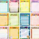 Pajean 12 Pcs End of Year Teacher Gifts Teacher Appreciation Notepad Gift Sets Lined Notepads to Do List Memo Notepads for Graduation Present Colored Cute Sticky Paper Notes Supplies(Elegant Style)
