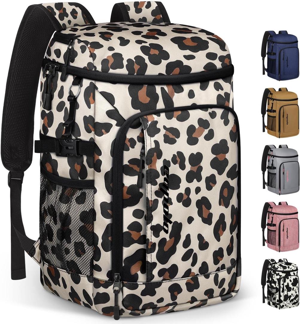 Capolo Cooler Backpack Insulated Waterproof for Women Men,36/45 Cans Lunch Backpack Coolers Leak Proof Soft Cooler Bag Ice Chest for Camping Beach