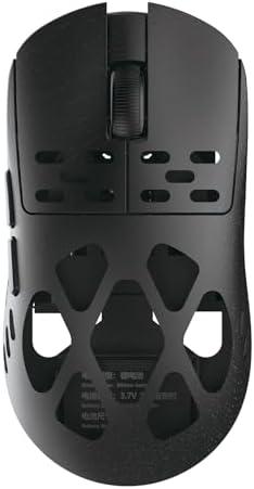 AM3 MAX Wireless Gaming Mouse, Lightweight Full Magnesium Alloy, 30000 DPI, PAW3950 Sensor, 5 programmable Buttons, Supports Wired/ 2.4GHz/ BT (Black, AM3 PRO (1k Receiver))