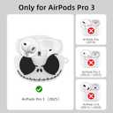 Compatible with Apple AirPods Pro 3 Case 2025 Cover with Cleaner kit, [Glow in The Dark] 3D Skull AirPods Pro 3 Case Soft Silicone Protective Skin Case for Airpods Pro3 for Women Men