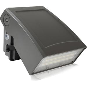 30W LED Wall Pack with Dusk to Dawn Photocell,0 to 90 Degree Adjustable Head,100-277VAC,3600LM 5000K Daylight White,IP65 Waterproof Outdoor Security Area Street Light