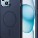 ESR for iPhone 15 Case with MagSafe, Supports Magnetic Charging, Slim Liquid Silicone Case, Shock Absorbing, Screen and Camera Protection, Cloud Series, Dark Blue