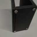 Wocred Mirror Napkin Holder,Crystal Crushed Diamond Vertical Holder,Cute Glass Mirror Napkin Holder for Counter or Table.(5.9X5.9X3)