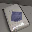 100% Blackout Shield Full Blackout Curtains for Bedroom 84 inch Length 2 Panels Set, Clip Rings/Rod Pocket Faux Linen Black Out Curtains for Living Room, Thermal Insulated, 50Wx84L, Beige