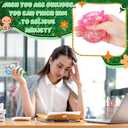 Meooeck 12 Pcs Axolotl Fidgets for Adults Glitter Axolotl Party Favors, Candy Color